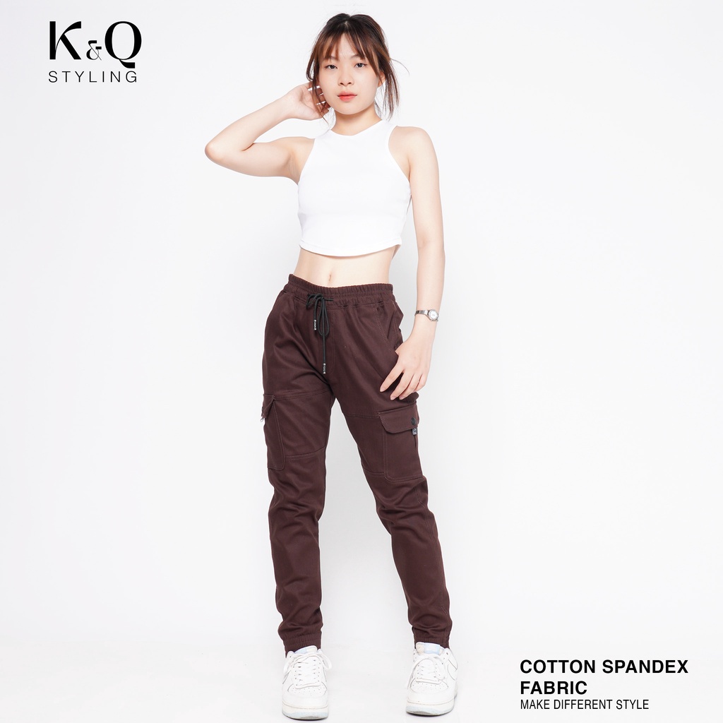 Ảnh Áo thun croptop ba lỗ lai bầu KQSTYLING cotton 100% ôm body Freesize 3