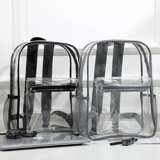Ba lô trong suốt WEAVELYF, Ba lô PVC lưu trữ dung tích lớn, Túi đeo vai chống nước thiết kế sang trọng thời trang Thể thao ngoài trời