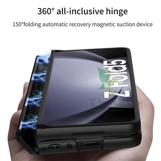 Ốp Lưng Bản Lề Từ Tính Samsung Galaxy Z Fold 7 Z Fold 6 Chân Đế Phim Bao Gồm Tất Cả Vỏ Pc Cứng