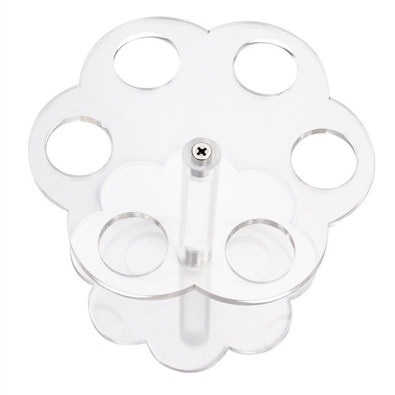1 Giá Để Kem Ốc Quế 6 Lỗ Trong Suốt