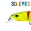 Mồi Câu Cá Giả 3D Bằng Nhựa Cứng 6.8cm / 4g 4 Màu Tùy Chọn
