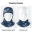TOPTOOLCX Đi Xe Đạp Balaclava Bandana Thoáng Khí Đi Bộ Đường Dài Khăn Xe Máy Đi Xe Đạp Mũ Bảo Hiểm Mũ Xe Đạp Chống Nắng Mặt