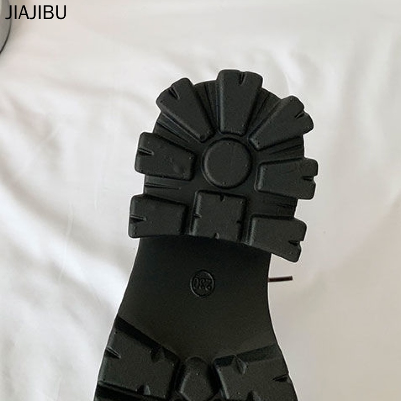 Giày nữ size lớn chất lượng cao 35-43 Giày Mary Jane Thời Trang Hàn Đồng phục JK Nhật Bản Giày lolita giày buộc dây oxford giày da chống trượt British Round Toe Small Leather Shoes Black High Heel School Shoes for Teen Girls Black Round Toe Doll Shoes