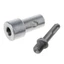 Fol Round Shank 2 Khe Khoan Bit Adapter Cho Máy Khoan Điện Chuyển Đổi Cho Đất Auger Đầu Nối Thiết Thực Đầu Đến