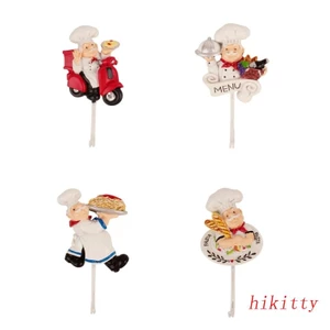 Hik Móc Treo Đồ Dán Tường Hình Đầu Bếp Hoạt Hình Dễ Thương