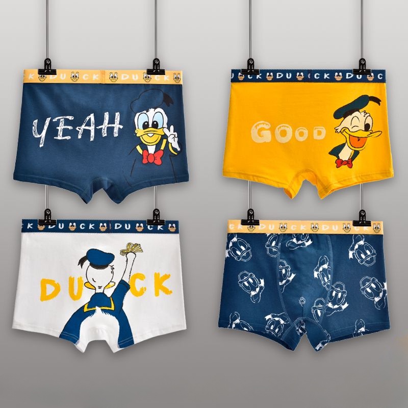 Bộ 4 Quần Lót Cotton Thoáng Khí In Hình Pokemon Cho Bé Trai Mới