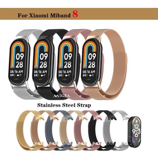 Dây đeo bằng thép không gỉ bằng kim loại cho Xiaomi Mi Band 10 / 9 / 8 miband 10