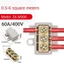 CORALTIDE Thiết bị đầu cuối dây loại T ZK-M306 ZK-M406 Đầu nối dây Bộ chia Khóa Thiết bị đầu cuối uốn nhanh Khối đầu cuối Đầu nối dây nhanh