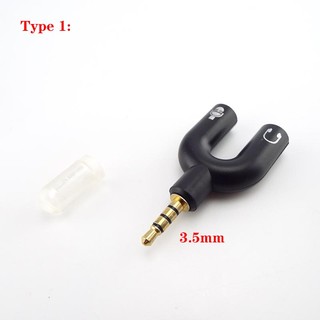 Bộ chuyển đổi âm thanh nam 3,5 mm 6,5 mm sang đầu nối phích cắm âm thanh nổi nữ 3,5 mm cho cáp loa Aux Jack cắm tai nghe F @ V1N