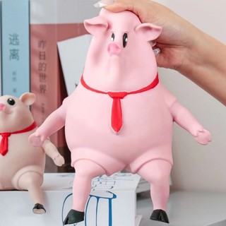 ✨Thư viện✨ Đồ Chơi Mềm Dẻo Giảm Stress Hình Chú Heo Hồng Xinh Xắn