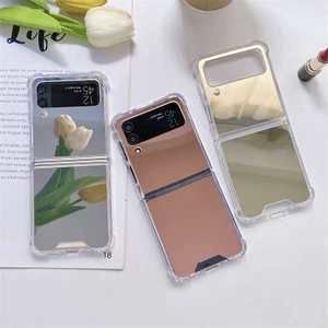 Ốp Điện Thoại Nắp Lật Mặt Gương Trang Điểm Chống Sốc Cho Samsung Z Flip 3 4 Samsung Galaxy Z Flip 4 3 Z3 Z4 Flip4 Flip3