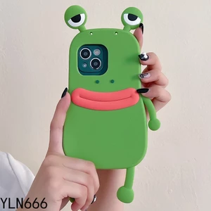 Realme 10 5 6 6S 7 8 9 Pro 9i 8i 7i 6i 5i 5s C3 C17 C15 C12 C11 C21Y C21 C31 C35 C20 C55 C53 Trend Style 3D dễ thương Vỏ điện thoại di động hoạt hình miệng to hoạt hình vỏ bảo vệ