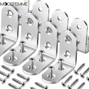 Giá Đỡ Kệ Bằng Kim Loại Chống Nước Góc Phải 90 Độ Kèm Ốc Vít / Giá Đỡ Chữ L