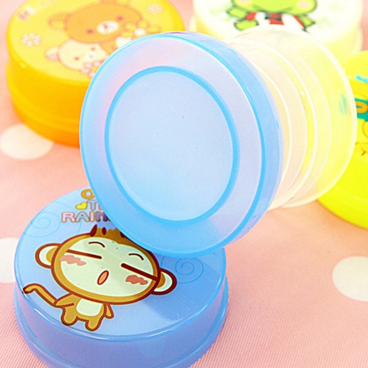 Cốc Nhựa Gấp Gọn Du Lịch Hoạt Hình, Ly Gấp Gọn Hình Thú Tiện Lợi Khi Đi Làm, Dã Ngoại, Chất Liệu Nhựa An Toàn