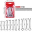 THEGIRL8B 10 chiếc Cờ lê kiểu Anh / Hệ mét, Bộ cờ lê Mini bỏ túi kiểu Anh / hệ mét, Dụng cụ cầm tay 4-11mm Chống cháy nổ Hoạt động chính xác Vít / đai ốc