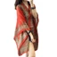 YRBWD Đi Biển Che, Khăn Choàng Voan Boho, Đa Năng Cổ Chữ V Một Kích Thước Poncho Mùa Hè