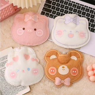 MEOWU Túi chườm nóng lạnh đa năng 350ml có lớp vải nhung bên ngoài chườm nóng bụng
