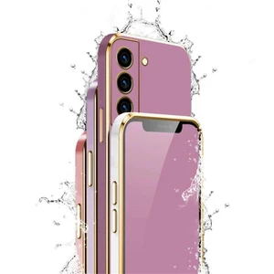 Ốp điện thoại khung vuông mạ điện cho Xiaomi Black Shark 5 4 4s Pro