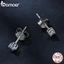 Bông tai BAMOER MSE038 bạc 925 vvs1 d màu 0.1ct chính hãng 100%