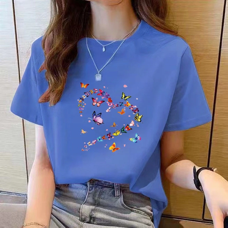 ❈ ♧ 🍎 ❈ ❥ ❈ ❥ ❈ T Shirt nữ tay ngắn màu đỏ áo sơ mi nữ áo sơ mi nữ Áo thun nữ Hàn Quốc dành cho nữ Áo thun cổ tròn dáng rộng Áo thời trang nữ in hình áo thun nữ
