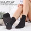 SUNKISSD 5 Đôi Vớ Ngắn Cao Su Chấm Chất Lượng Cao Chống Trơn Trượt Lụa Sheer Đến Mắt Cá Chân Tất