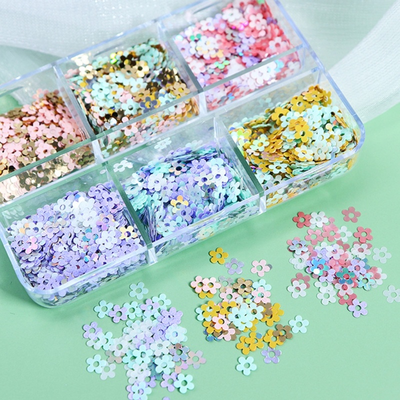 Richh Glitter Flakes Confetti Nhựa Làm Đầy Nhựa Epoxy Khuôn Chất Làm Đầy Móng Tay Kim Sa Lấp Lánh