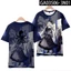 SY3 Arknights Áo Thun Nữ Tay Ngắn Tee Unisex Trò Chơi Cosplay Surtr Lappland Exusiai 3D Áo Sơ Mi Anime Thời Trang Oversize Casua