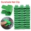 JUIC 10 Chiếc Tấm Che Nắng Kẹp Tức Thì Grommet Xanh Ngoài Trời Hàng Rào Bóng Phụ Kiện