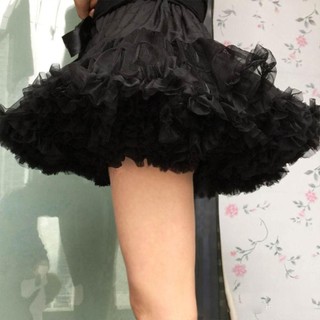 SMILE Vintage Petticoat Nữ Cosplay Gothic Không Xương Váy