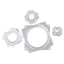 YRBWD 2 / 3 / 4 / 6 Inch Lười Susan Rỗng Đồ Nội Thất Phần Cứng Bàn Xoay Vòng Bi