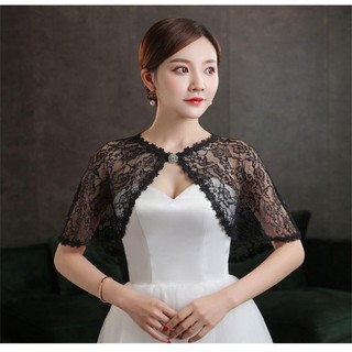 Khăn choàng cô dâu VOIDLESS vải tuyn mềm, phụ kiện đám cưới