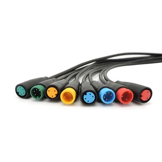 Phích Cắm Cảm Biến Tín Hiệu DC female M8 2 3 4 5 6 Pin Chống Nước Cho Xe Đạp Điện