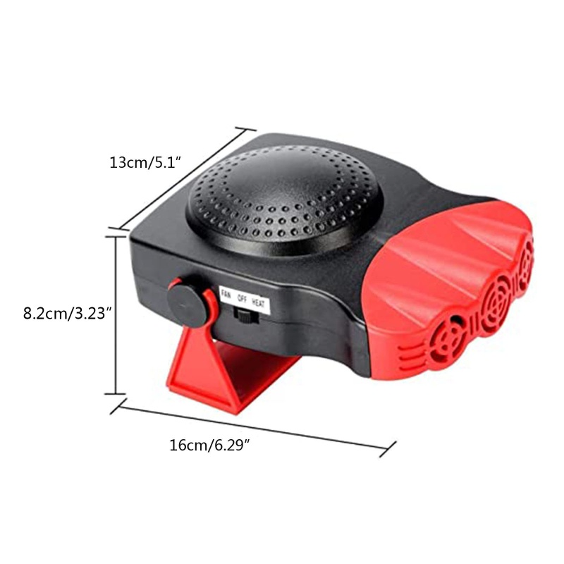 [3C] Quạt sưởi ô tô Quạt chống sương mù Máy thổi khí Máy sấy sưởi ấm Demister
