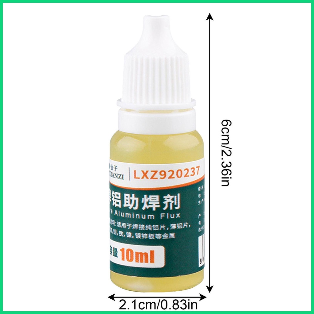 Lọ Dung Dịch Hàn 10ml Bằng Nhôm Đồng Dùng Cho Pin Đồng / Sắt Mạ Kẽm DIY