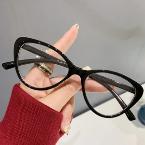 【COD】Kính Mắt Mèo Chống Ánh Sáng Xanh Thời Trang Phong Cách Âu Mỹ Cho Nữ JS1005