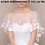 JVSUB Dạ Hội Prom Cape Cosplay Nữ Áo Mềm Phụ Kiện Cưới Cưới Khăn Choàng Cô Dâu