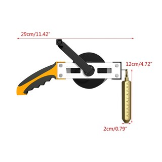 Băng gạc dầu bằng thép Carbon Bang 5 10 15 20 30M Thước đo với đồng thau PlumbBob