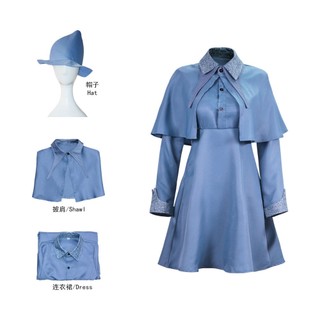 Harry potter dâm bụt dracus cos trang phục halloween cosplay busbarton đồng phục học sinh đồng phục nữ sinh