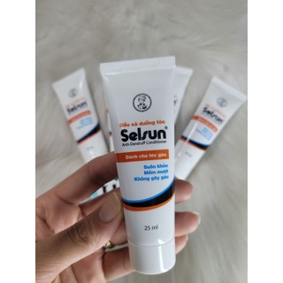 (5x25ml=125ml) Combo 5 tuýp Dầu xả dưỡng tóc Selsun 25ml/1tuýp- Hàng mini