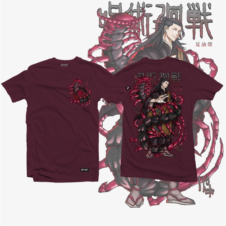 Áo thun cosplay YB1 Jujutsu Kaisen Suguru Geto, unisex, tay ngắn, thời trang plus size