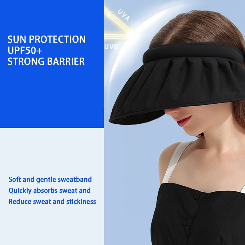 Ảnh CAMEL CROWN Rỗng Top Rộng Vành Mũ Chống Nắng Cho Nữ Chống Tia UV Chống Nắng Ngoài Trời Mũ Đi Biển 4