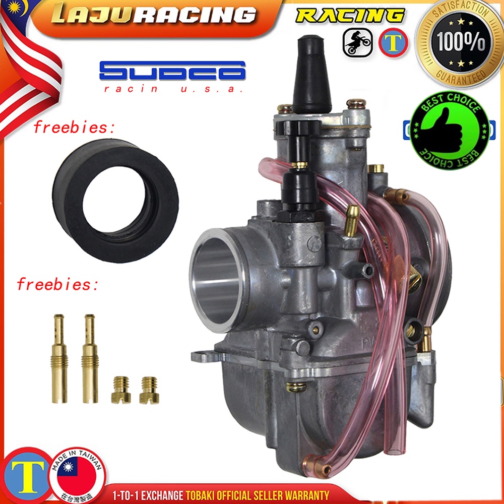 PWK Carburateur Kit 21 24 26 28 30 32 34 MM Racing Carburateur Universele 2T 4T Carburateur met Luchtfilter Inlaatspruitstuk Rubberen manchet