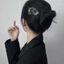DELMER Hanfu Tóc Dính Khóa An Toàn Ngọc Tinh Tế Sườn Xám Xanh Retro Kiểu Tóc Thiết Kế Dụng Cụ Cổ Phong Cách Mũ
