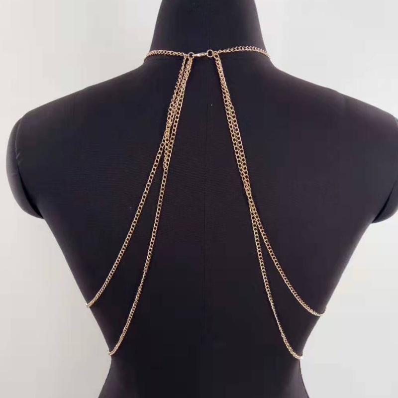 Dassbsug Kim Cương Tua Rua Dây Kết Nối Áo Vest Cổ Dây Xích Thân Thể Cho Câu Lạc Bộ Nữ