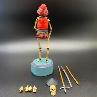 18cm Kaiyodo KT Project Takeyashiki Jizai Okimono Xiên Chiến Binh Hành Động Hình Đồ Chơi