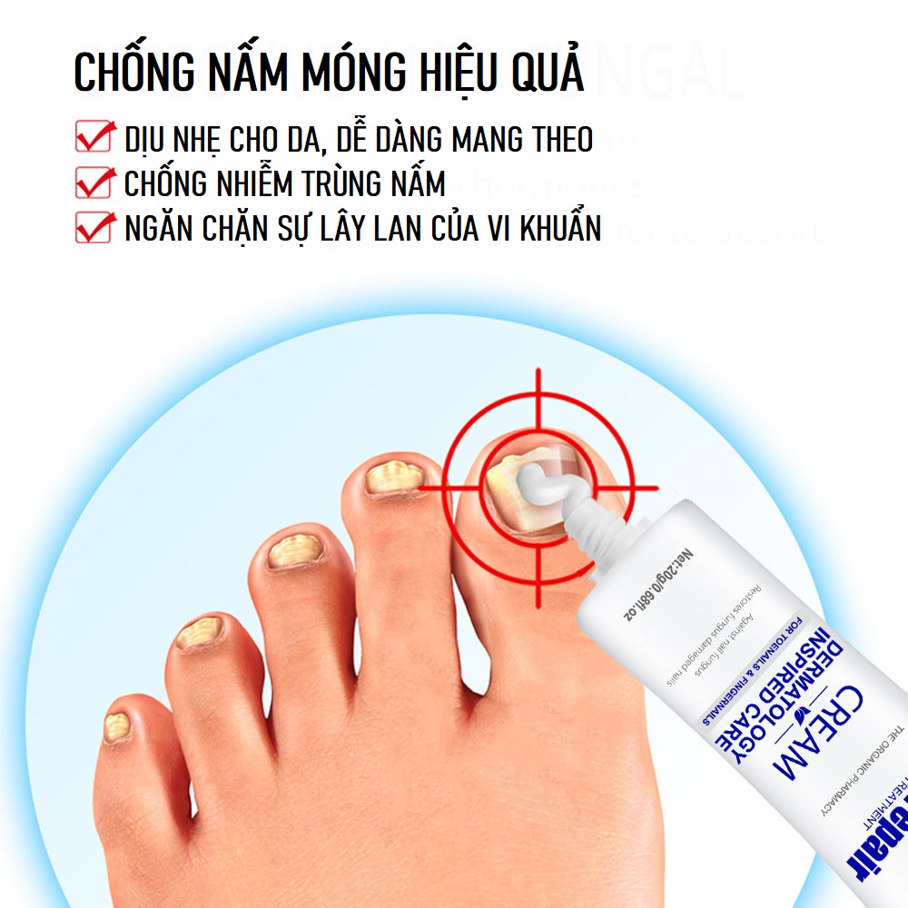 Tinh Chất Dưỡng Móng NAIL REPAIR Giúp Móng Dày Và Chắc Khỏe Hơn, Duy Trì Độ Bóng, Cải Thiện Màu Móng