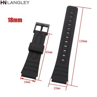 CASIO Dây Đeo Đồng Hồ Thể Thao Bằng Silicone 12 14 16 18 20 22mm SGW400 F91W F84 F105 / 108 / A158 / 168 AE1200 / 1300