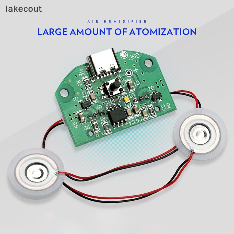 Lat Máy Phun Sương Làm Ẩm Không Khí DIY Bảng Mạch Điều Khiển Fogger Atomization hye