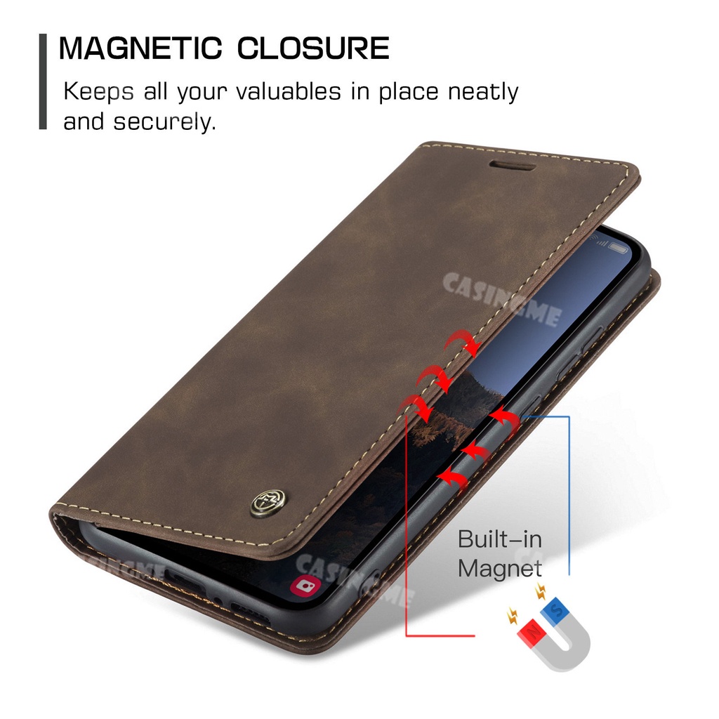 Samsunga55 5G A35 2024 Flip Matte Da PU Cho Samsung Galaxy A55 A35 A15 A05S A25 A 35 55 4G 5G 2024 Ốp lưng Khe Cắm Thẻ Bảo Vệ Chống Sốc Ốp Lưng