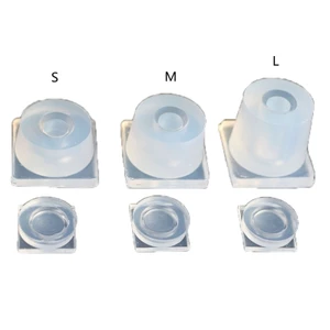 Khuôn Silicon Mềm BTF Cho Lọ 3D Có Nắp Làm Hộp Đựng Thủ Công DIY